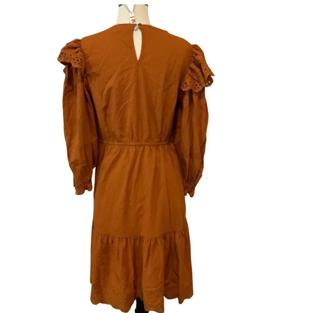 NWT Universal Thread Eyelet Ruffle Dress Small S - Picture 6 of 15